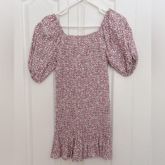 ✨NWT | Japna | Floral balloon sleeves ruffled milkmaid dress - Picture 2 of 7